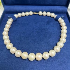 14K Gold Cultured Pearl Necklace Freshwater Choker Necklace Classy Accessories